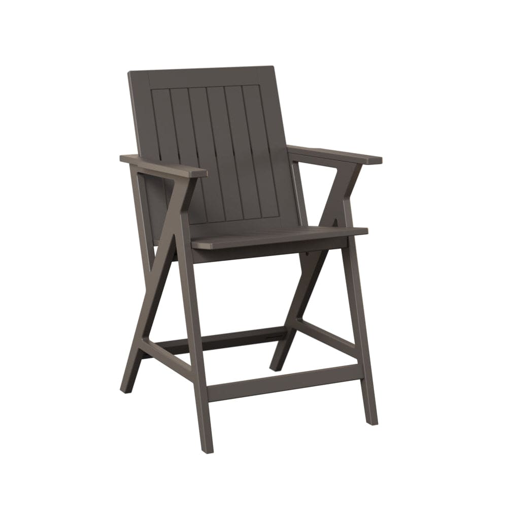 Berlin Gardens Kinsley Outdoor Poly Lumber Counter Arm Chair