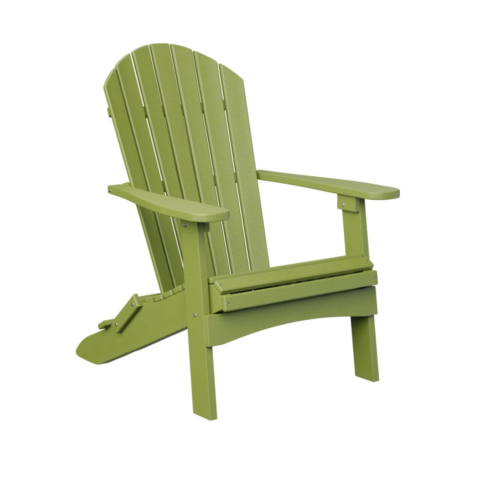 Berlin Gardens Comfo Back Poly Lumber Folding Adirondack Chair