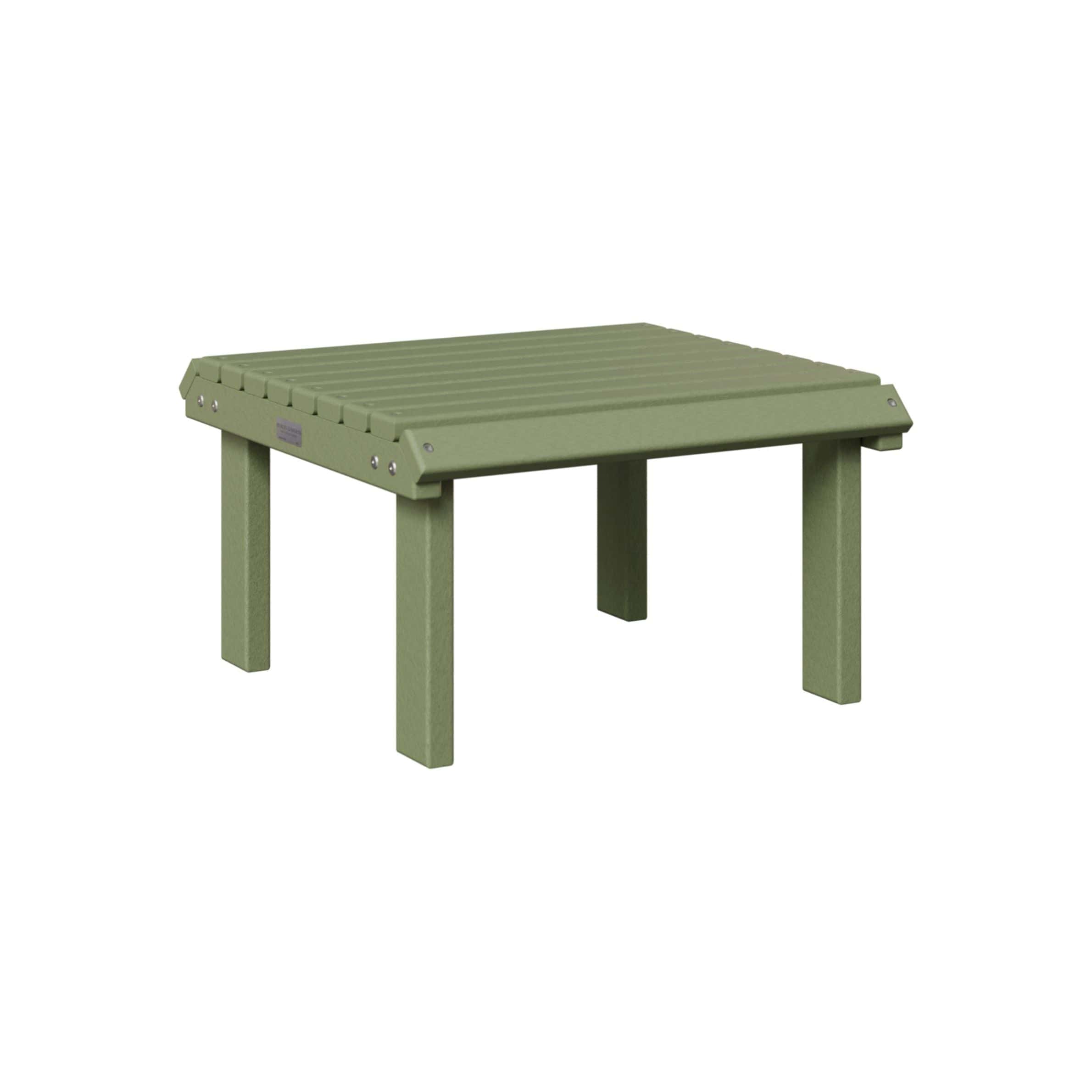 Berlin Gardens Poly Lumber Stationary Footstool