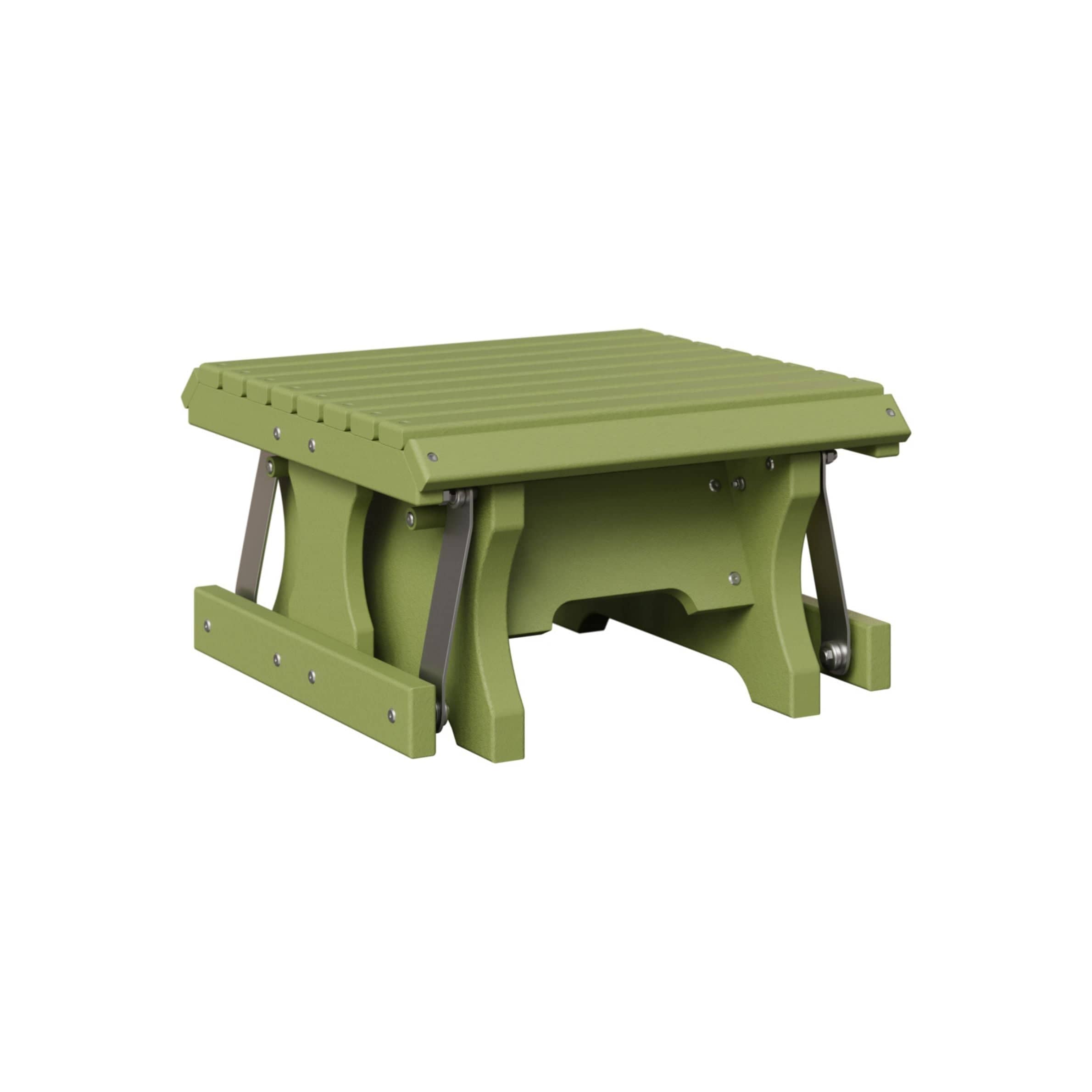 Berlin Gardens Poly Lumber Gliding Footstool