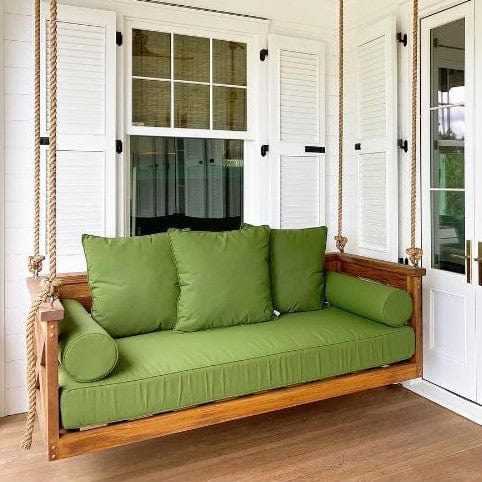 Atlantic Swing Co. The Seabrook Daybed Swing in Cedar, Crib