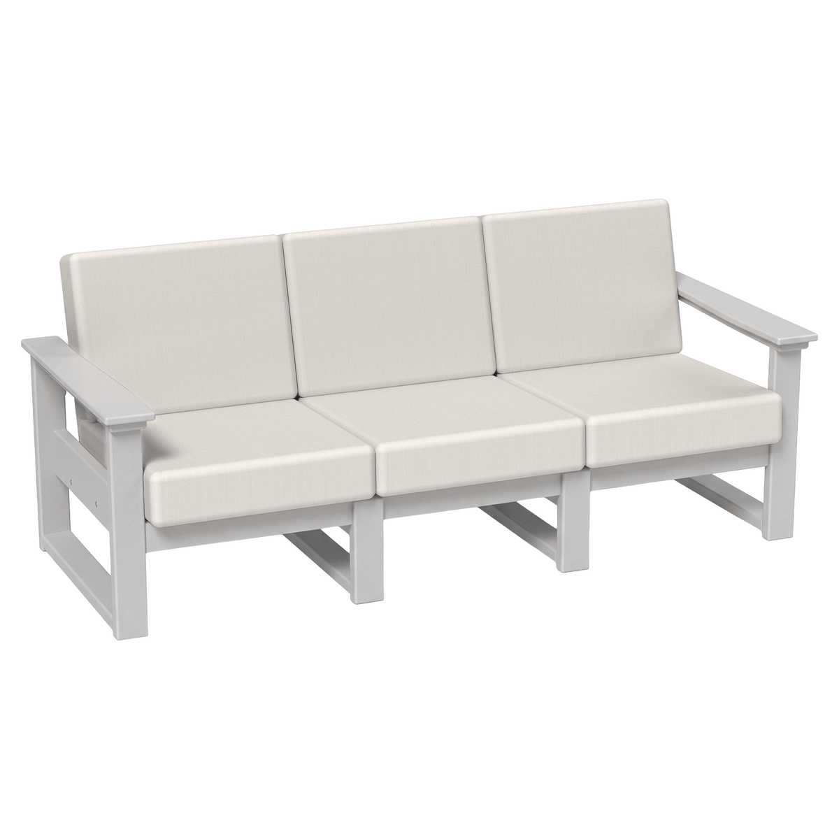 LuxCraft Poly Composite Lanai Deep Seating Sofa with Cushion