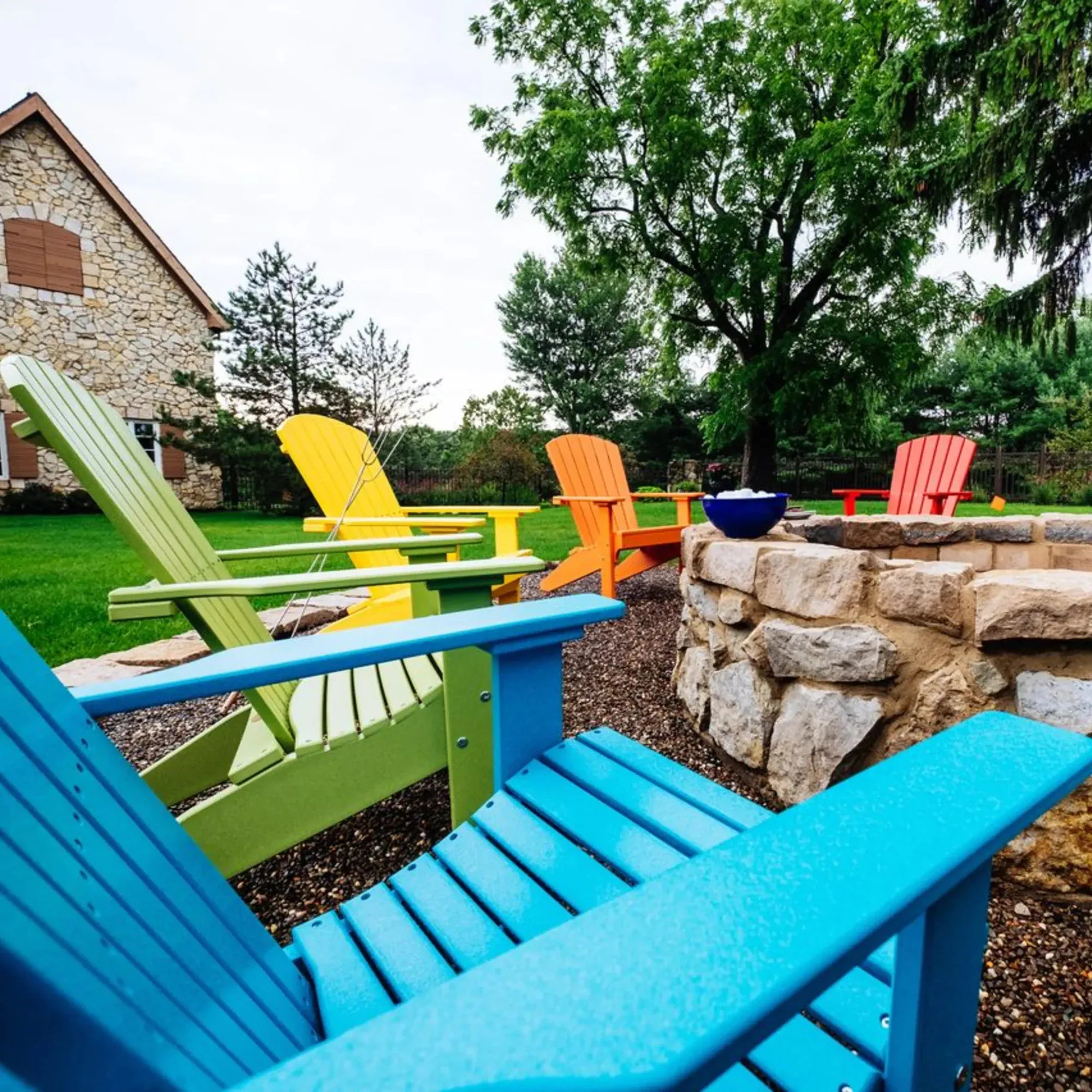 LuxCraft Poly Lumber Lakeside Adirondack Chair