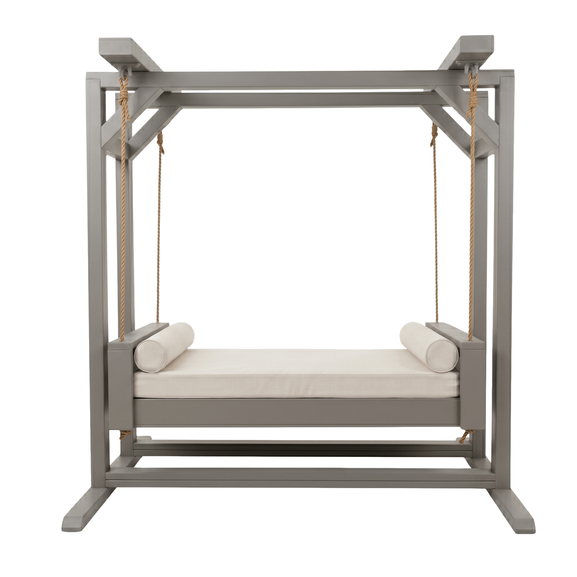 Amish Casual The Lancaster Daybed Swing with Stand, 4 Ft Grey