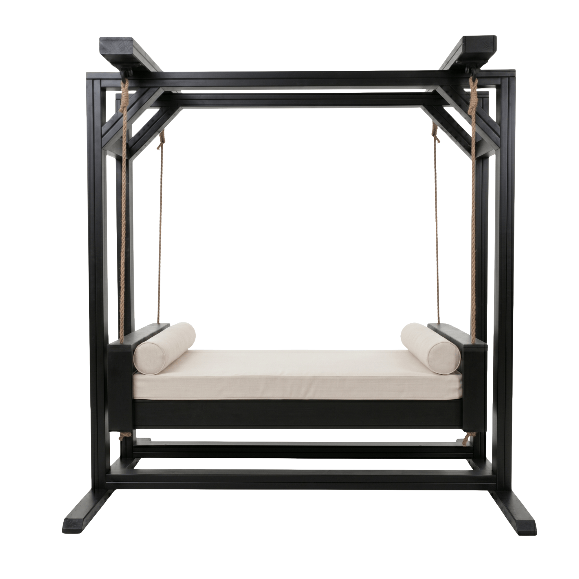 Amish Casual The Lancaster Daybed Swing with Stand, Twin Black