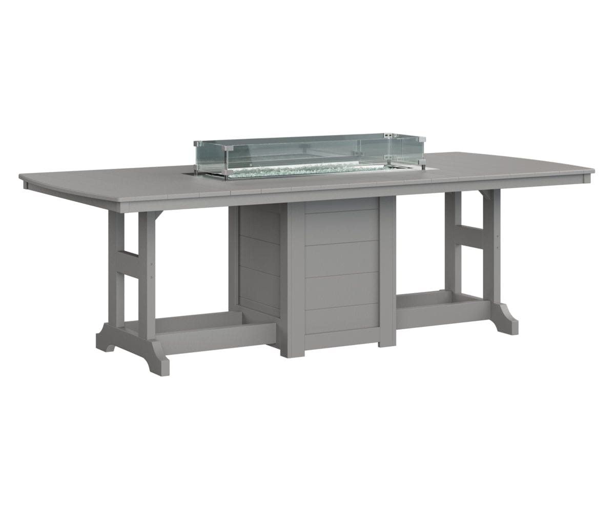 Berlin Gardens Garden Classic Fire Pit Poly Lumber Dining Table