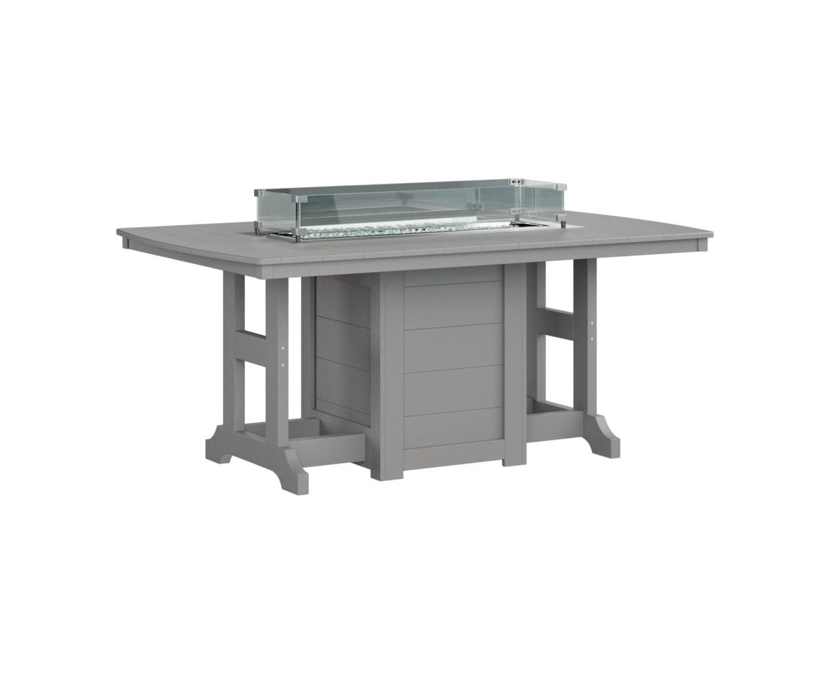 Berlin Gardens Garden Classic Fire Pit Poly Lumber Dining Table
