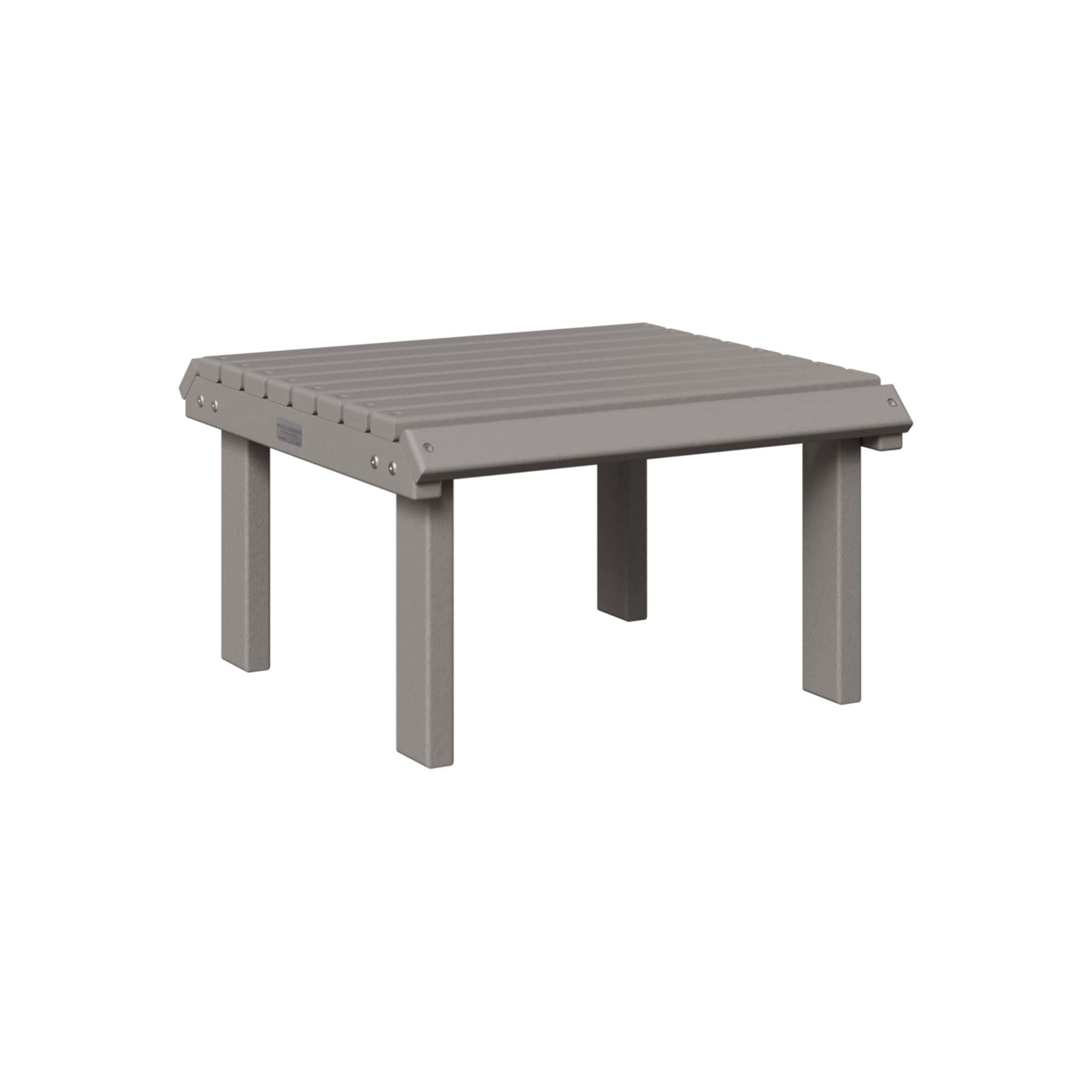 Berlin Gardens Poly Lumber Stationary Footstool