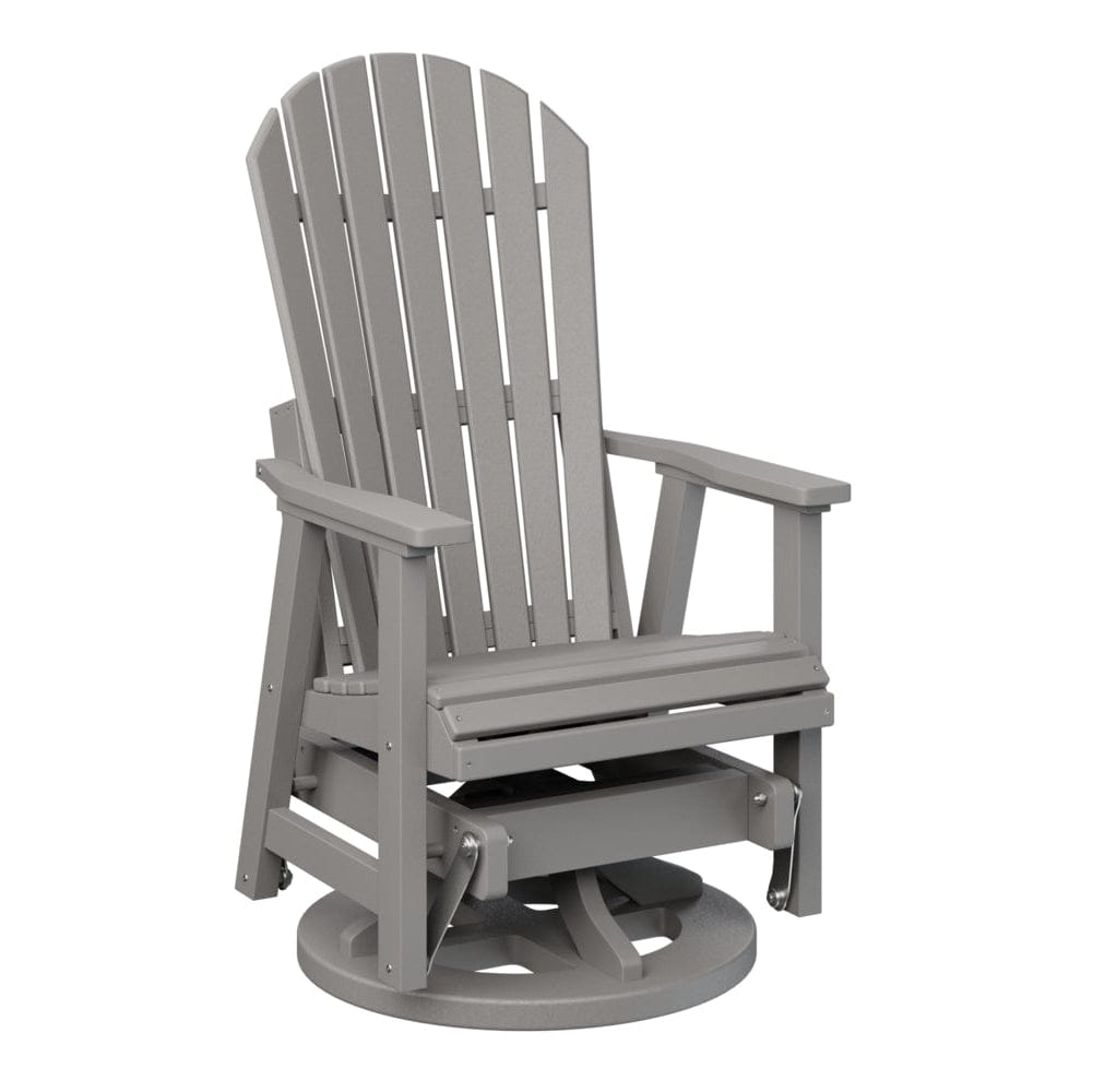 Berlin Gardens Comfo Back Poly Lumber Swivel Glider