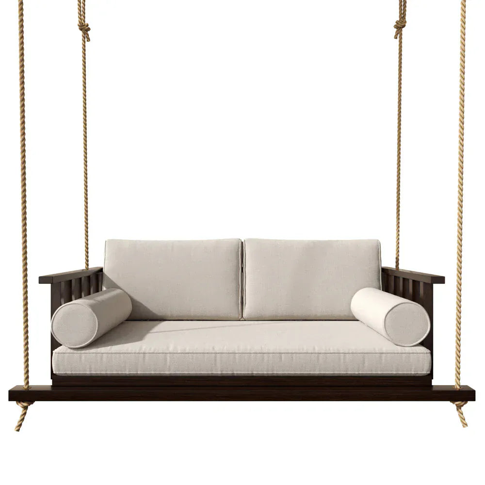 Live Casual The Madison Steel Daybed Swing With Cushions