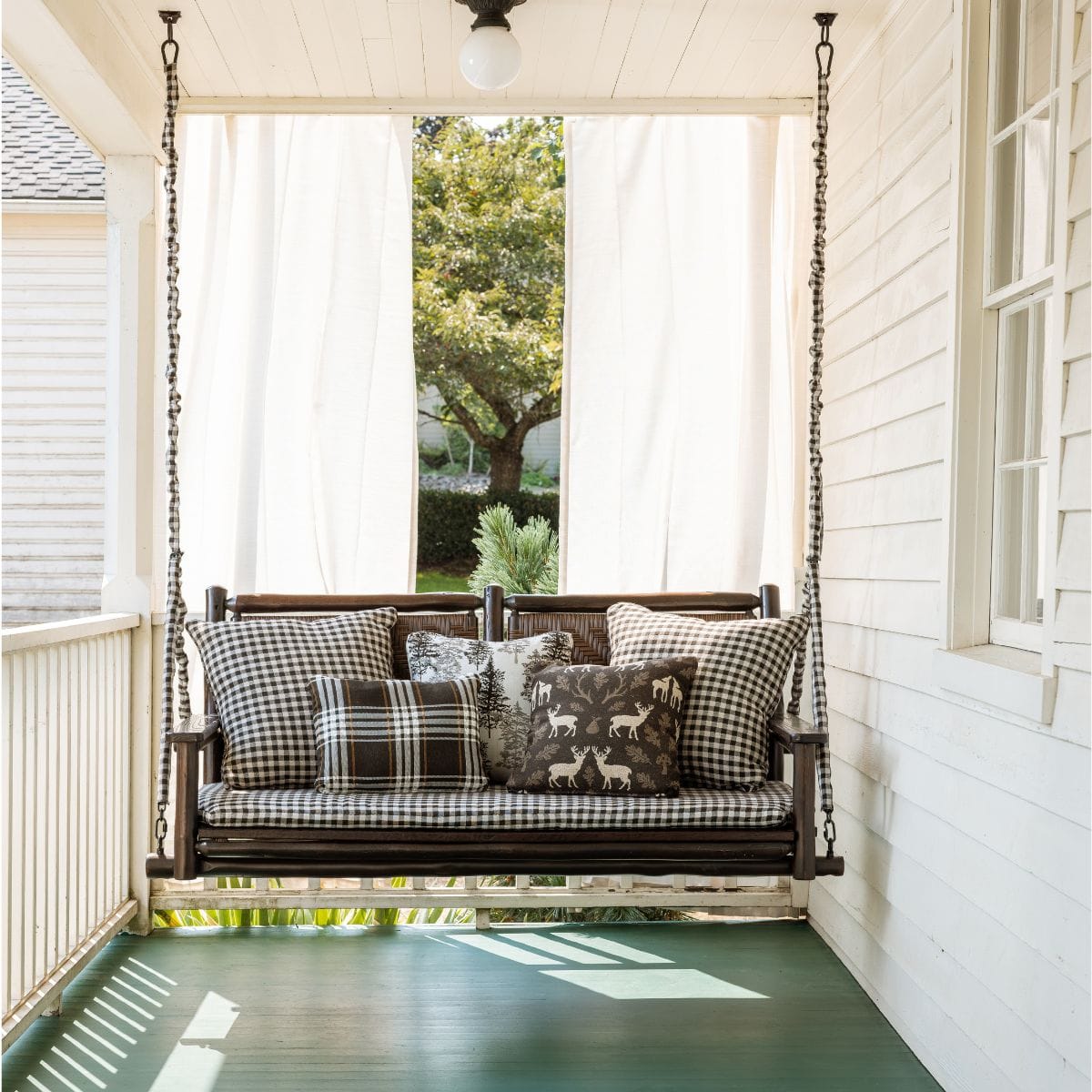 Old Hickory Swing Cushion and Chain Cover