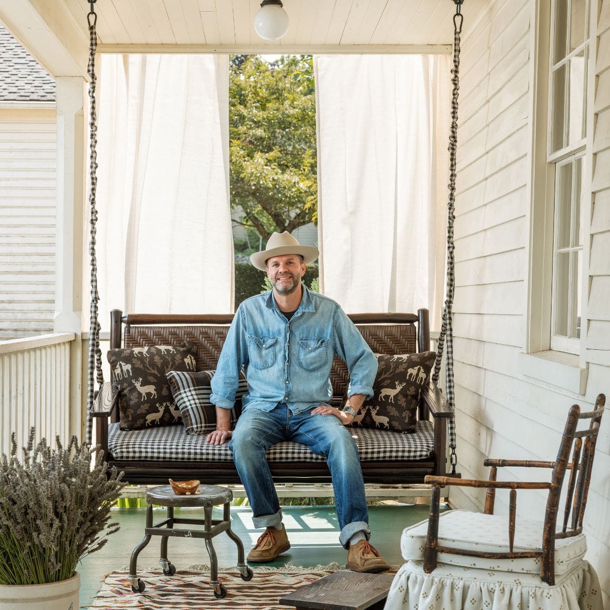 Old Hickory The Lodge Porch Swing