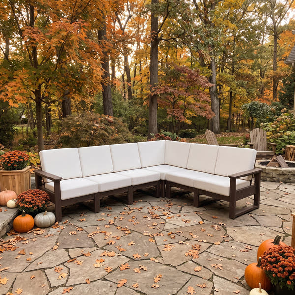LuxCraft Poly Composite Lanai Deep Seating Corner Sectional