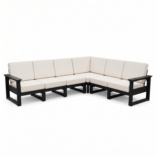 LuxCraft Poly Composite Lanai Deep Seating Corner Sectional