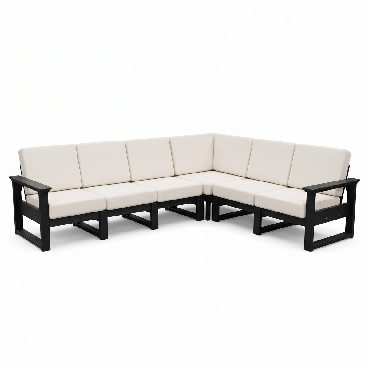 LuxCraft Poly Composite Lanai Deep Seating Corner Sectional
