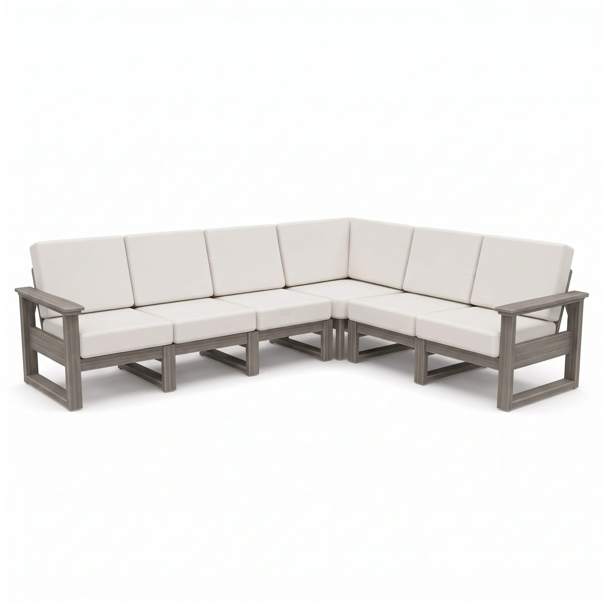 LuxCraft Poly Composite Lanai Deep Seating Corner Sectional