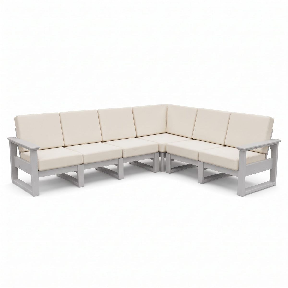 LuxCraft Poly Composite Lanai Deep Seating Corner Sectional