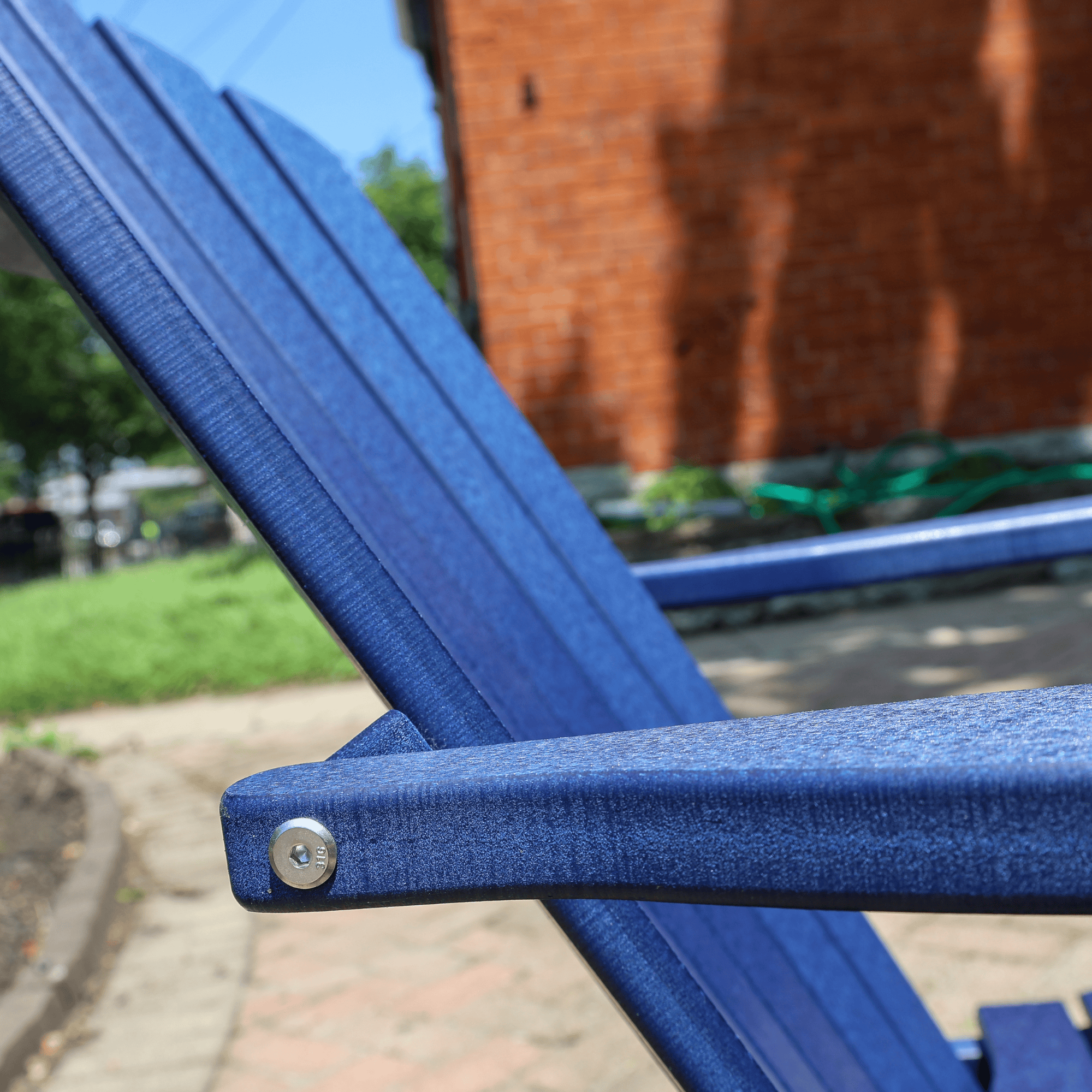 Keystone Amish Co. Sunburst Poly Lumber Adirondack Chair
