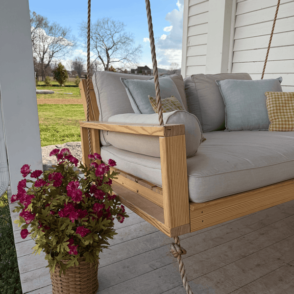 Amish Casual The Malvern Porch Swing Bed