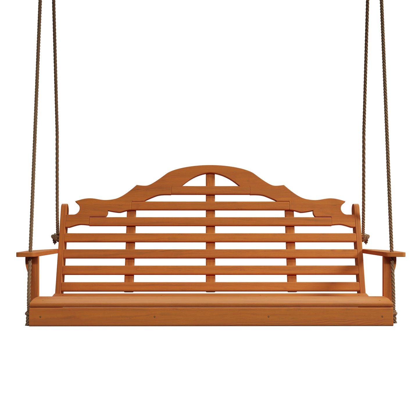 Keystone Amish Co. 4 Foot Milan Red Cedar Porch Swing with Cupholders