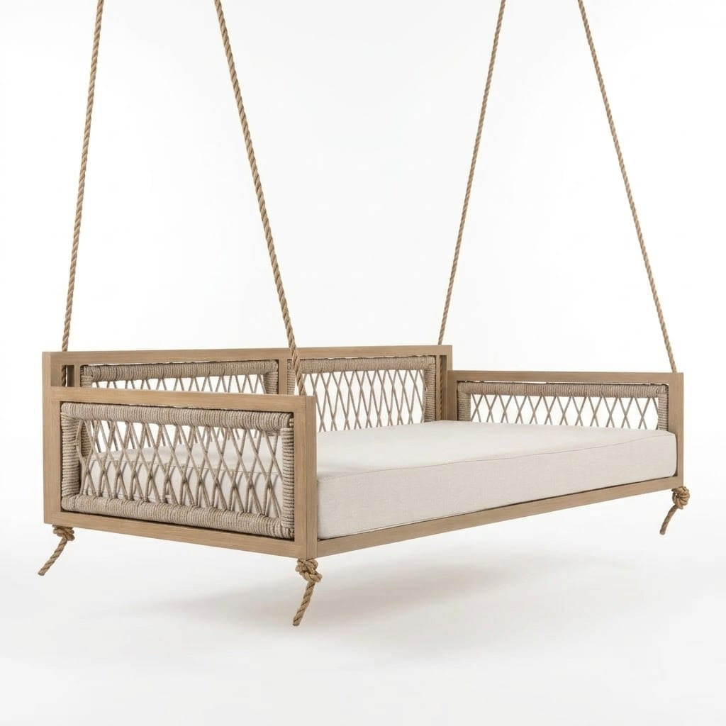 East Green Martin Aluminum Porch Swing Bed