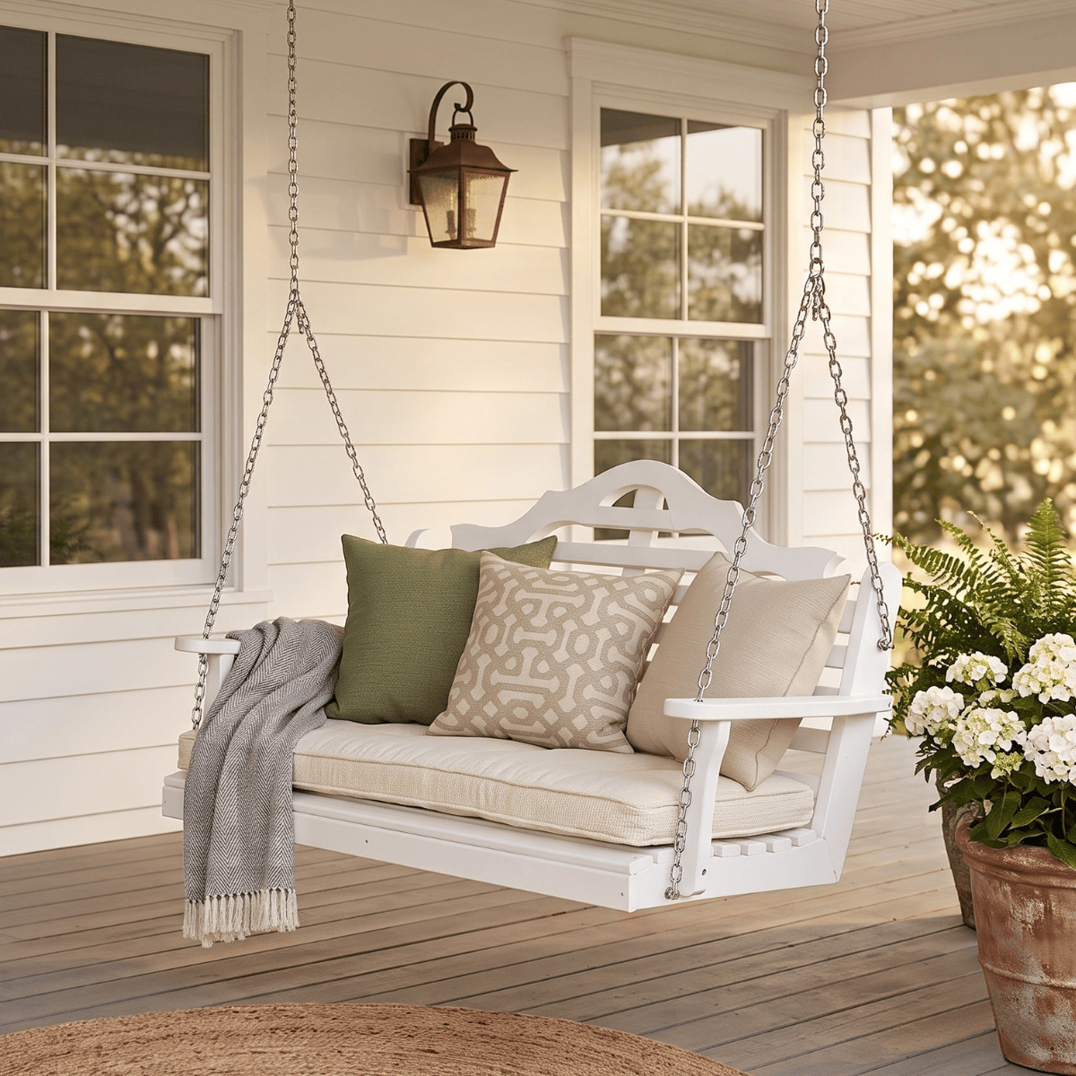 Keystone Amish Co. Milan Recycled Plastic Porch Swing
