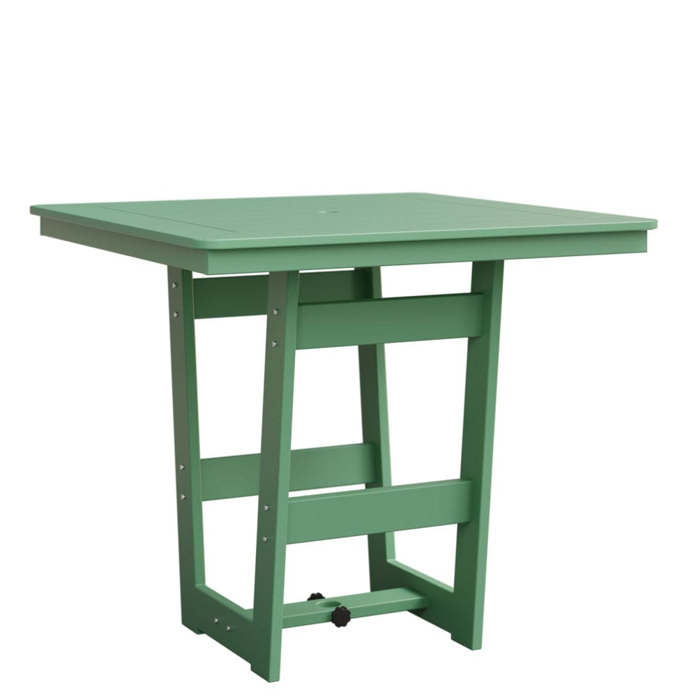 Berlin Gardens Hudson 40" Outdoor Poly Lumber Square Bar Table
