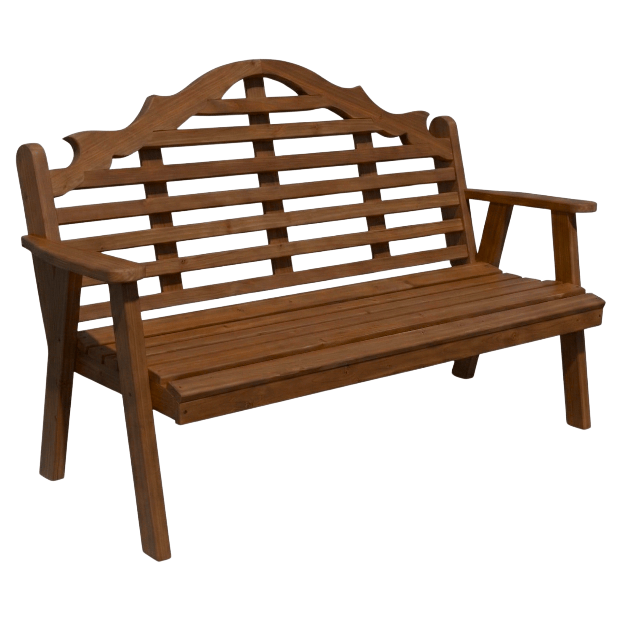 Keystone Amish Co. Red Cedar Milan Garden Bench