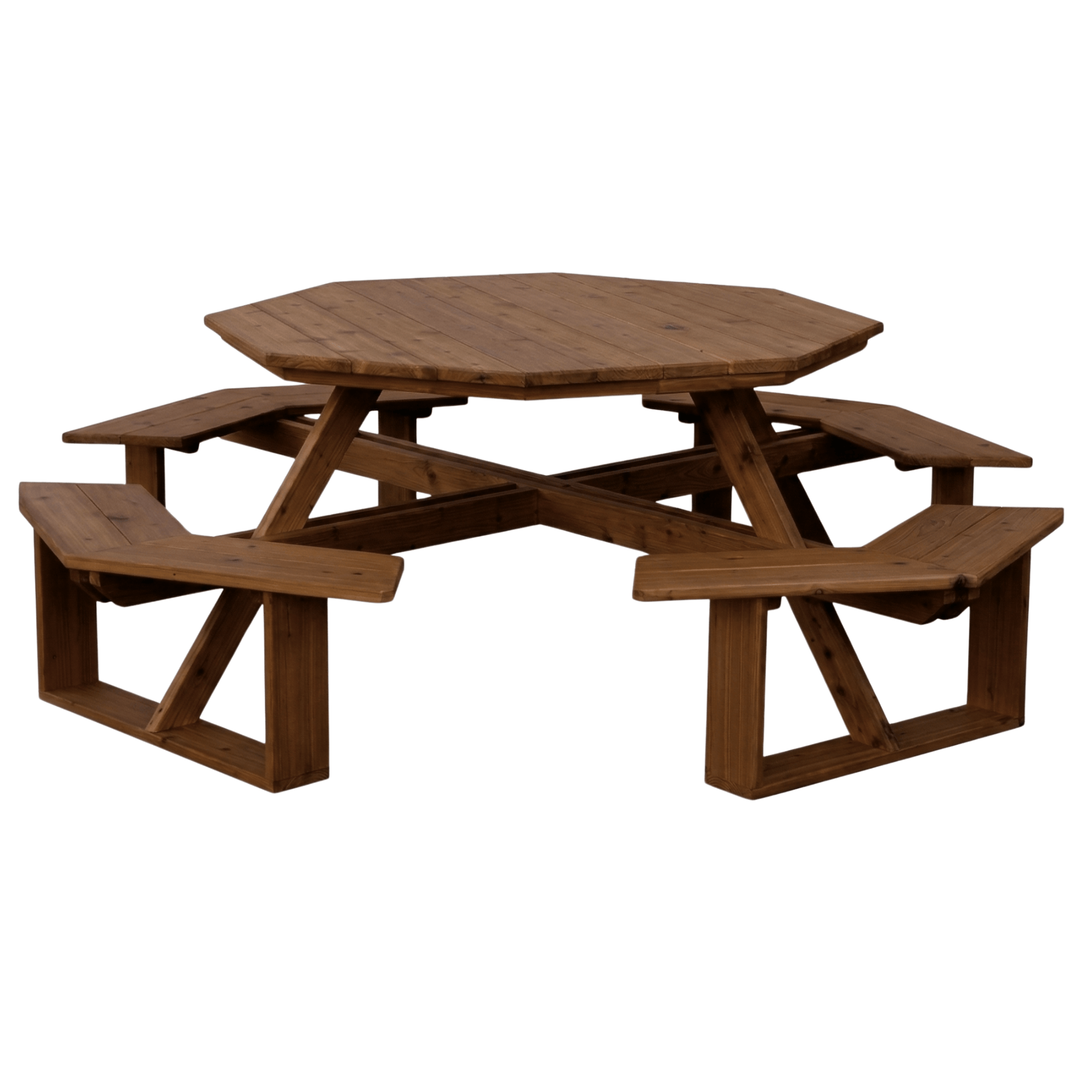 Keystone Amish Co. Red Cedar 54" Octagon Walk-In Outdoor Table