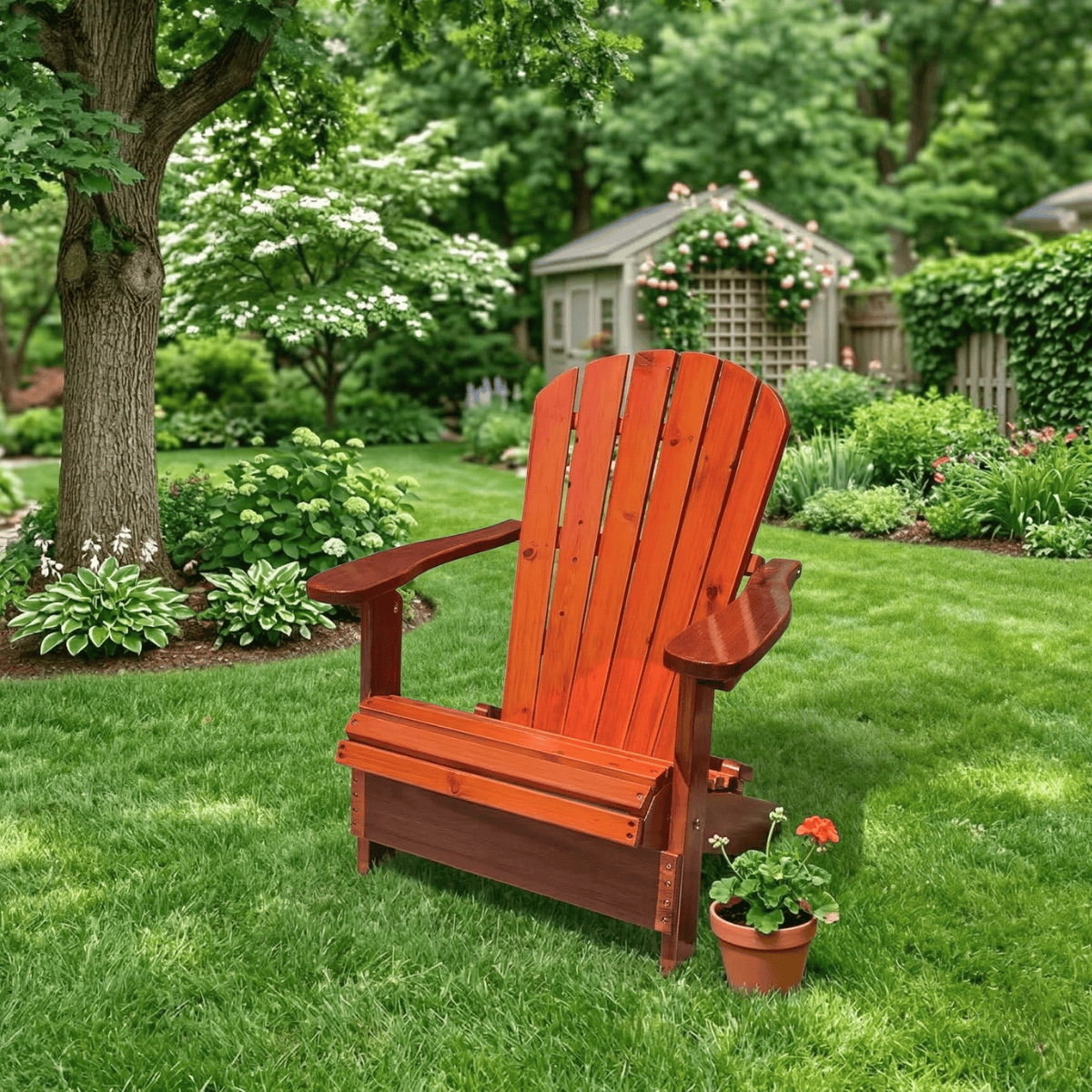 Northgrain Furniture Avery Folding Adirondack Chair