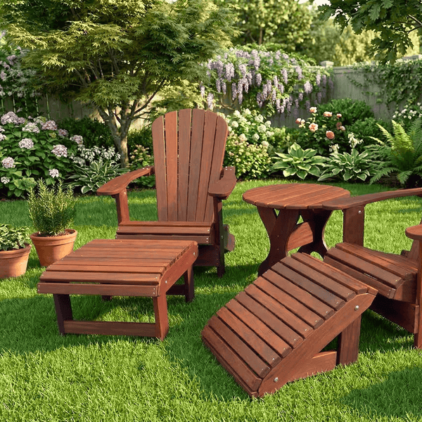 Northgrain Furntiure Dual Position Outdoor Ottoman