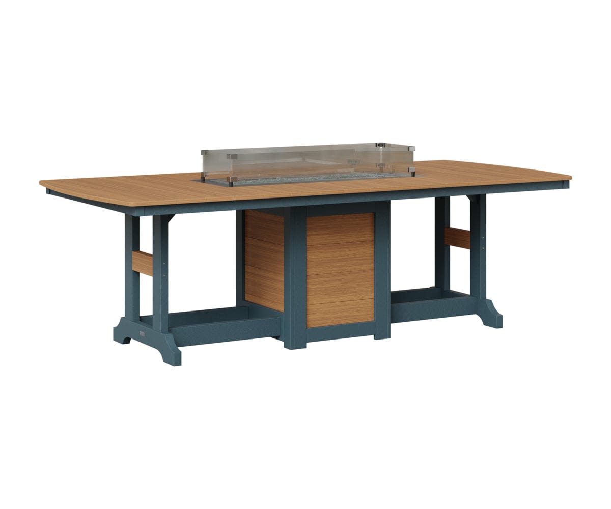 Berlin Gardens Garden Classic Fire Pit Poly Lumber Dining Table