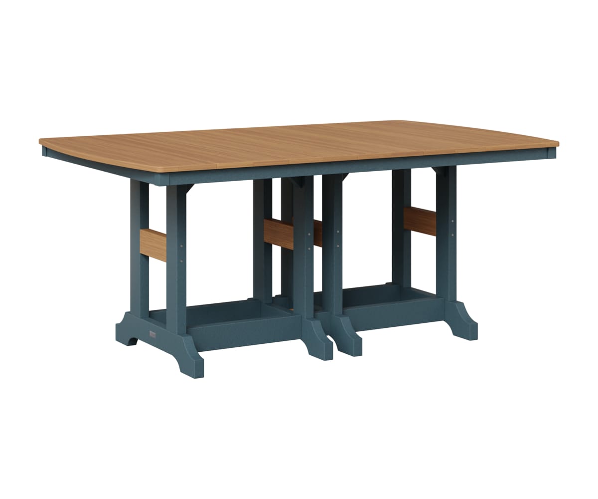 Berlin Gardens Classic Rectangular Poly Table & Bench Dining Set