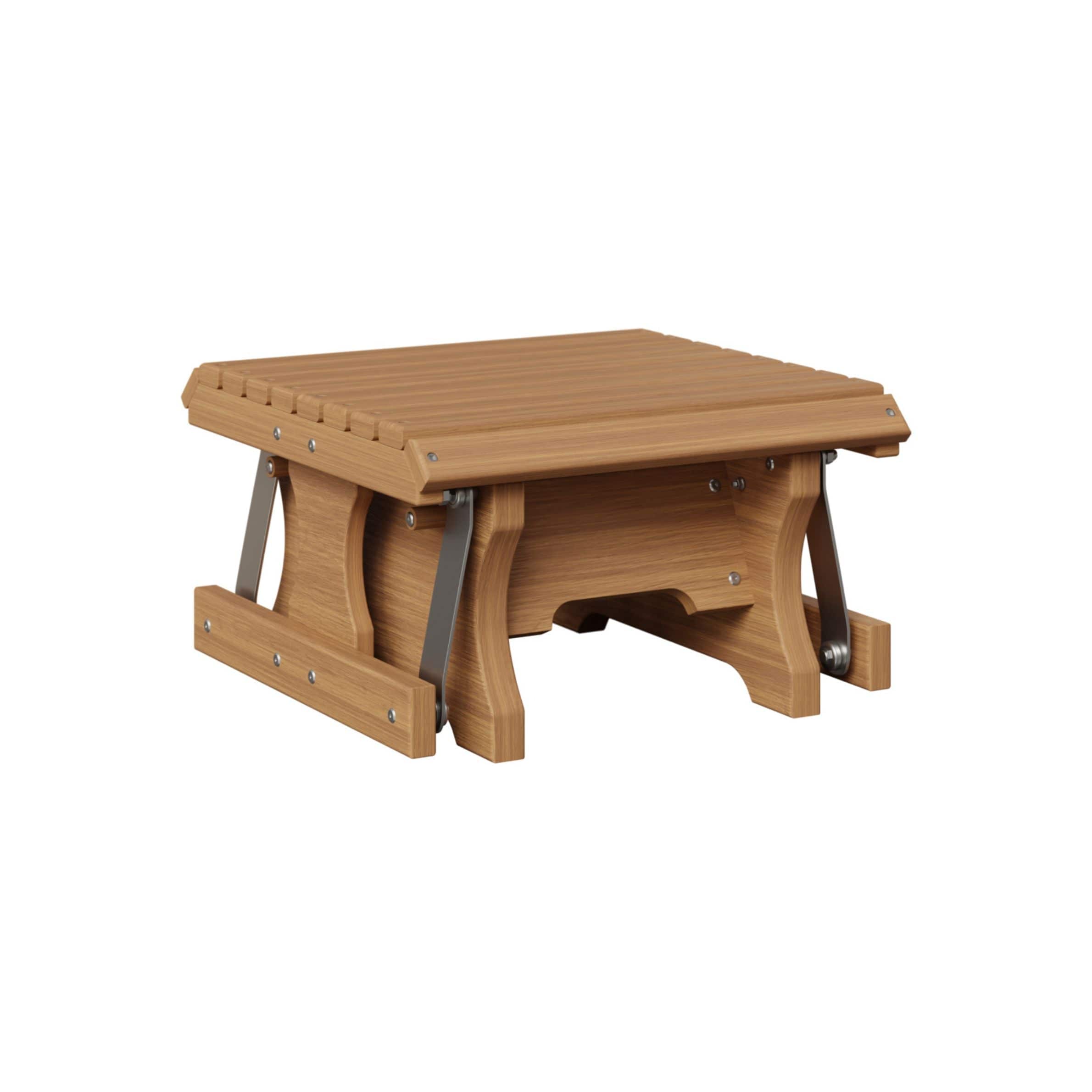Berlin Gardens Poly Lumber Gliding Footstool