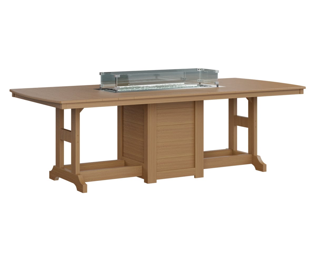 Berlin Gardens Garden Classic Fire Pit Poly Lumber Dining Table