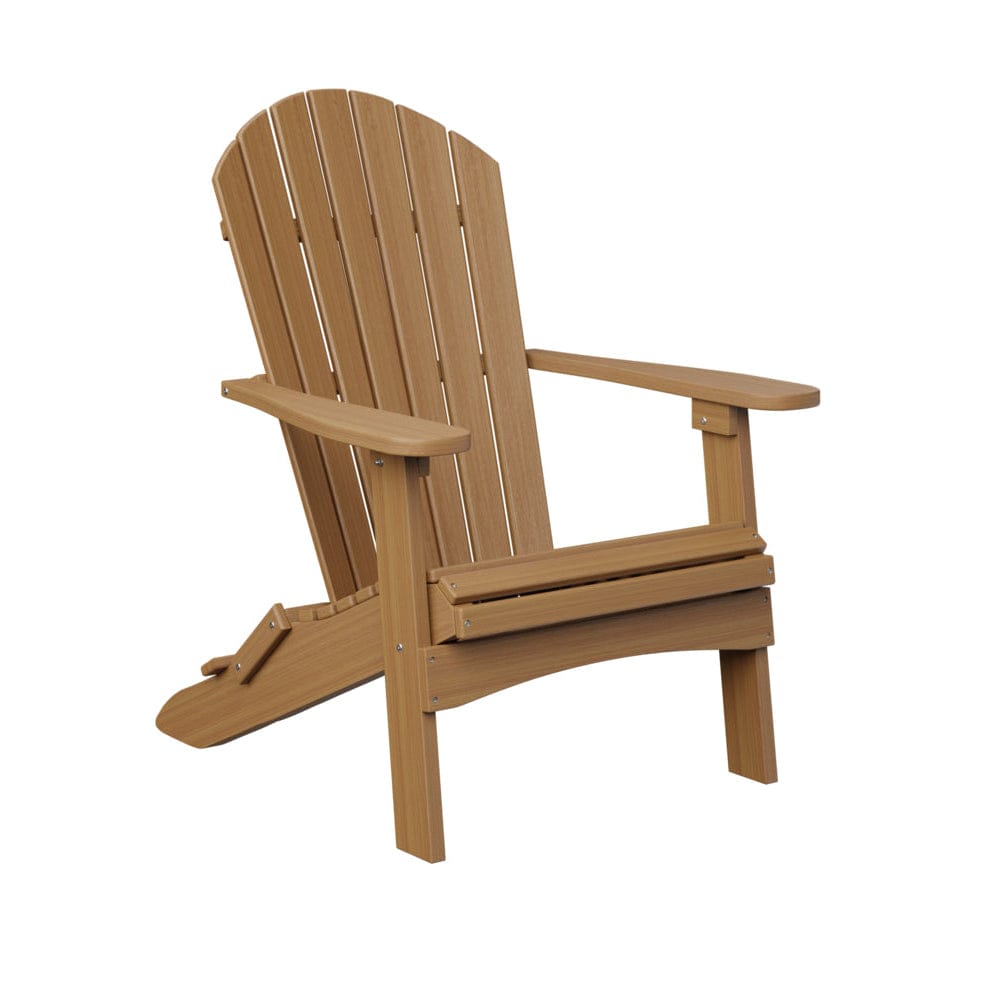 Berlin Gardens Comfo Back Poly Lumber Folding Adirondack Chair