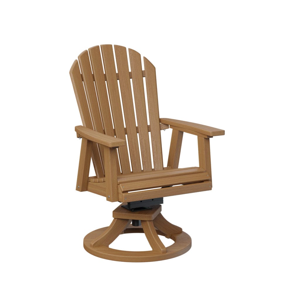 Berlin Gardens Comfo Back Poly Lumber Swivel Rocker Dining Chair