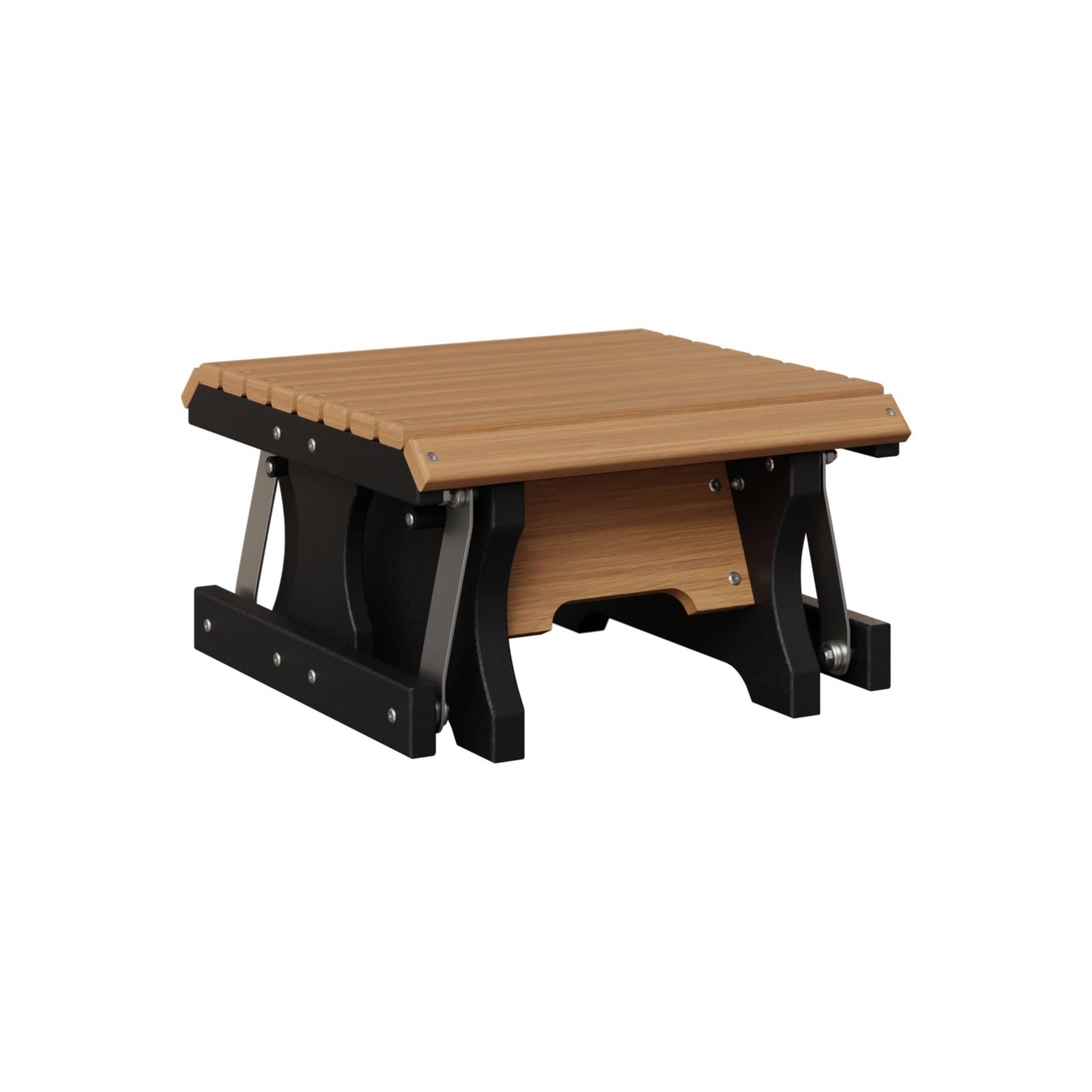 Berlin Gardens Poly Lumber Gliding Footstool