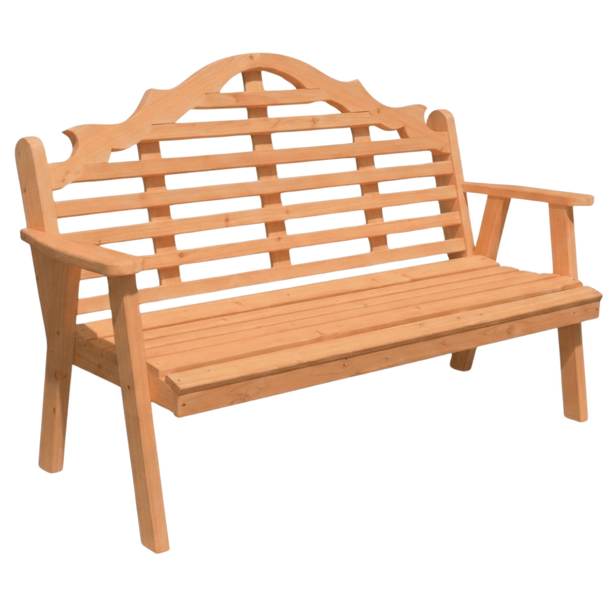 Keystone Amish Co. Red Cedar Milan Garden Bench