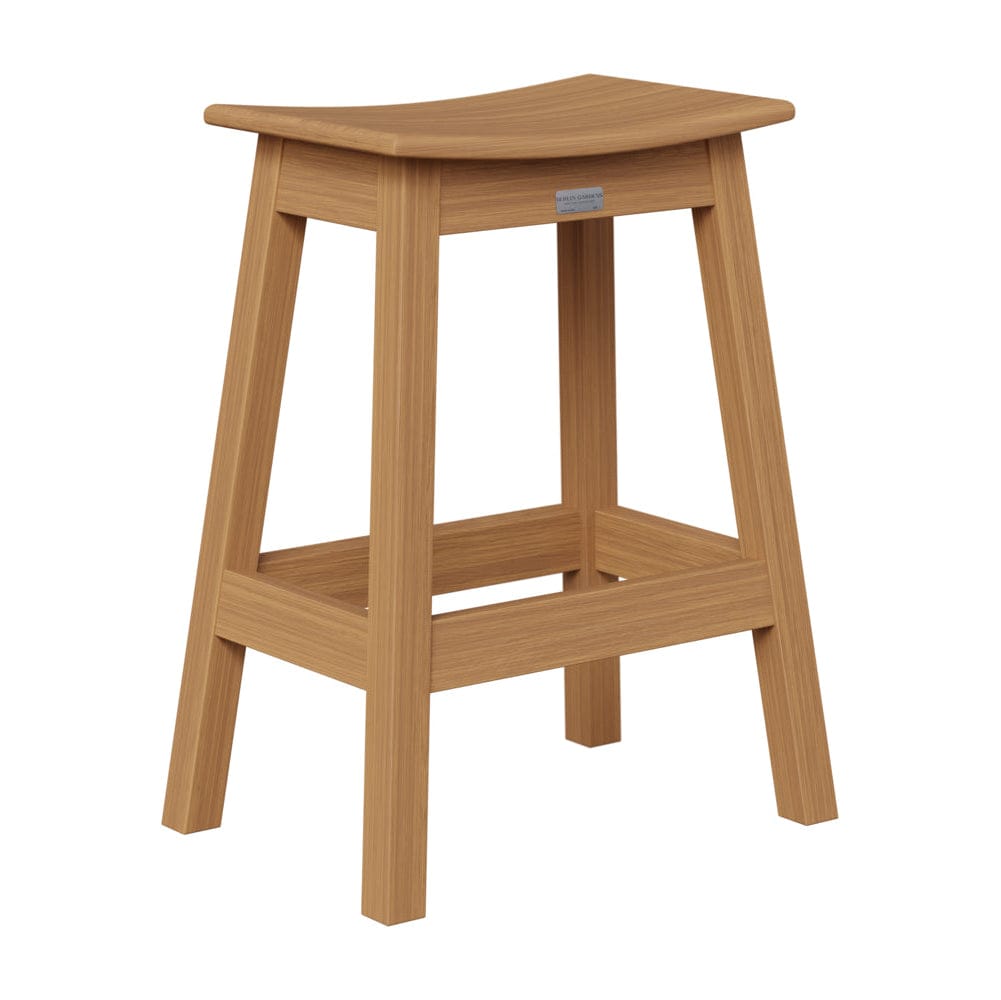 Berlin Gardens Saddle Poly Lumber Counter Stool