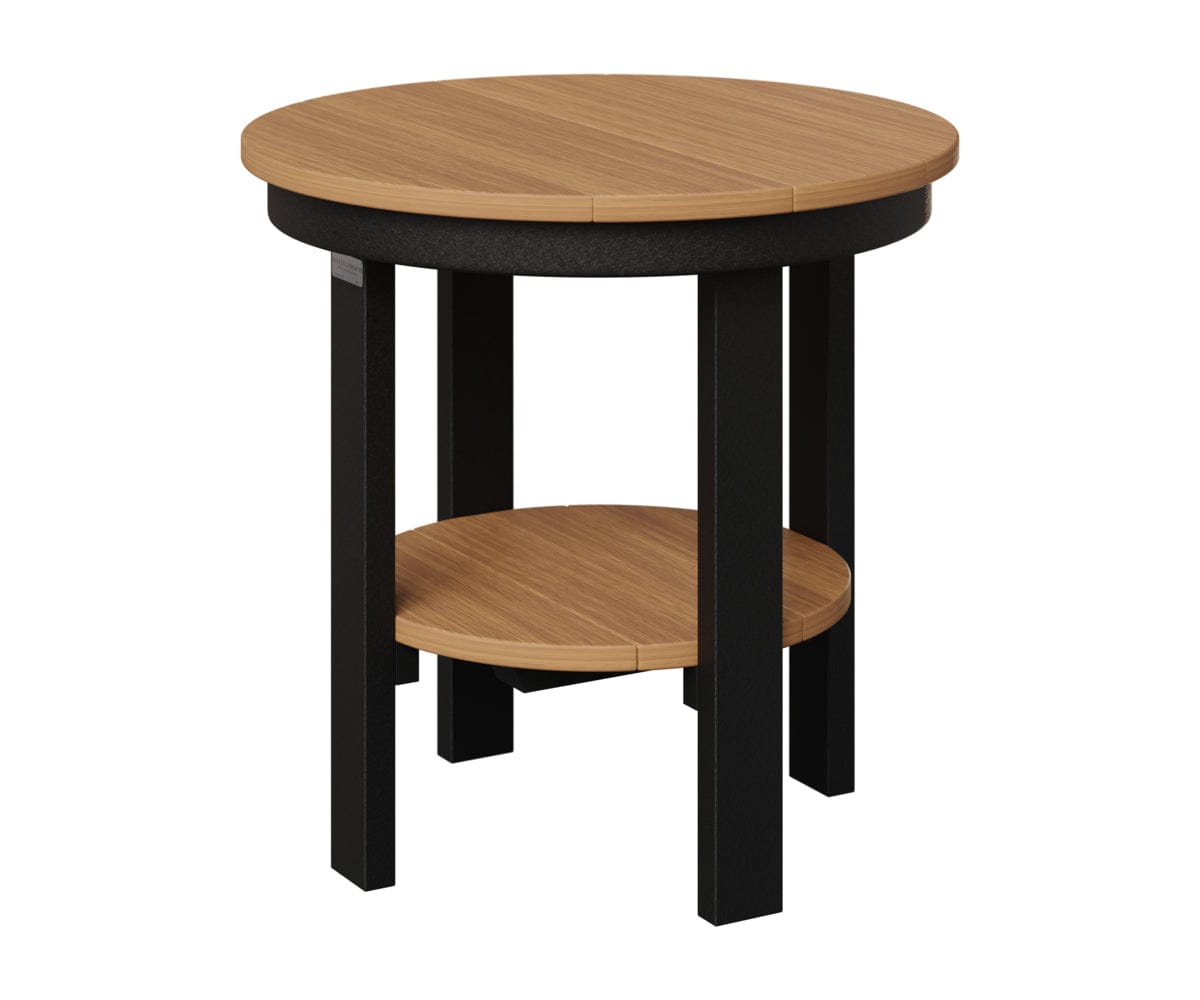 Berlin Gardens Poly Lumber Round End Dining Table