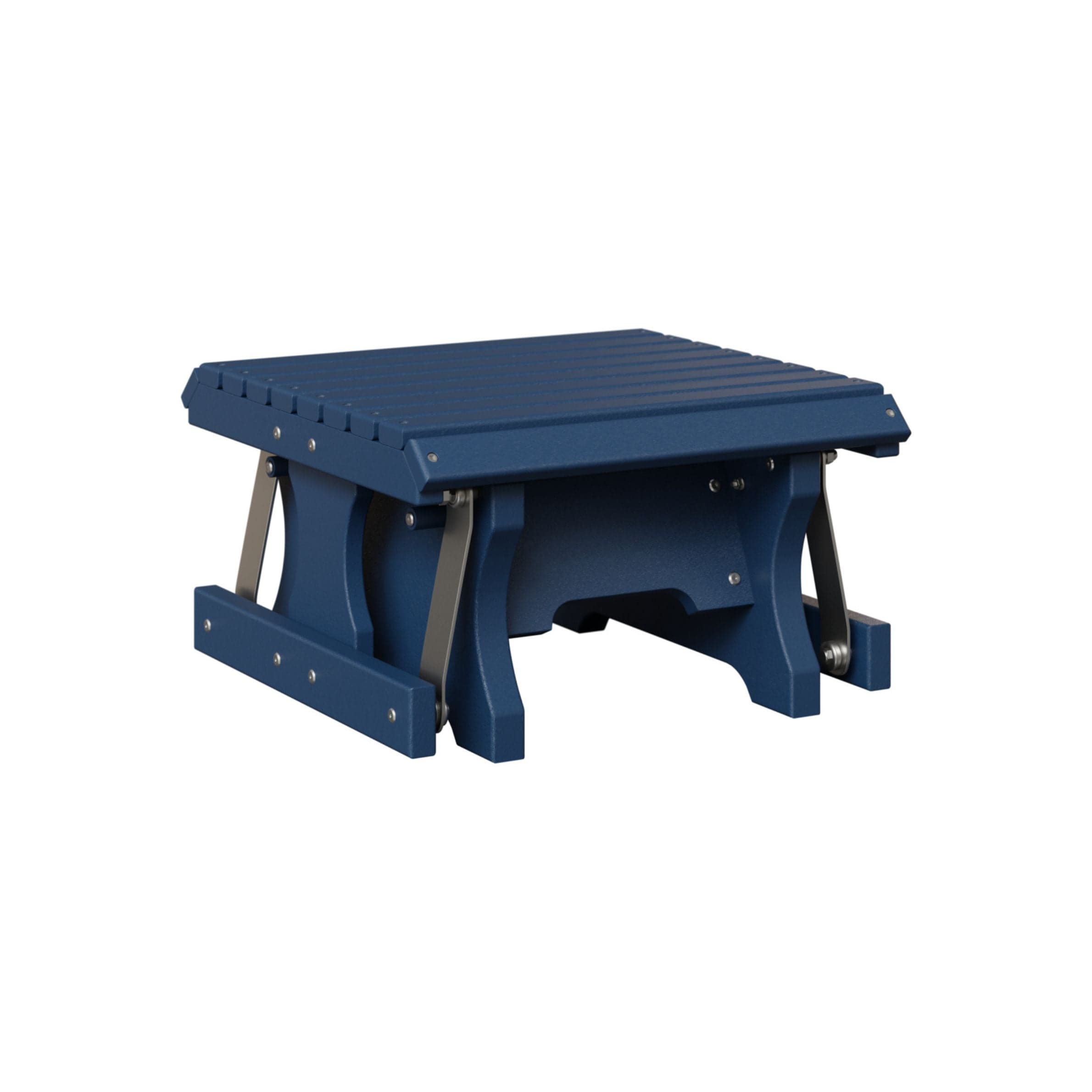 Berlin Gardens Poly Lumber Gliding Footstool