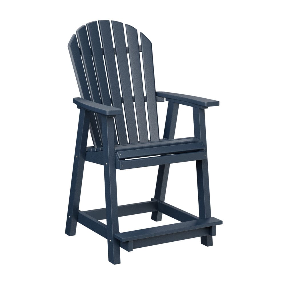 Berlin Gardens Comfo Back Poly Lumber Counter Chair