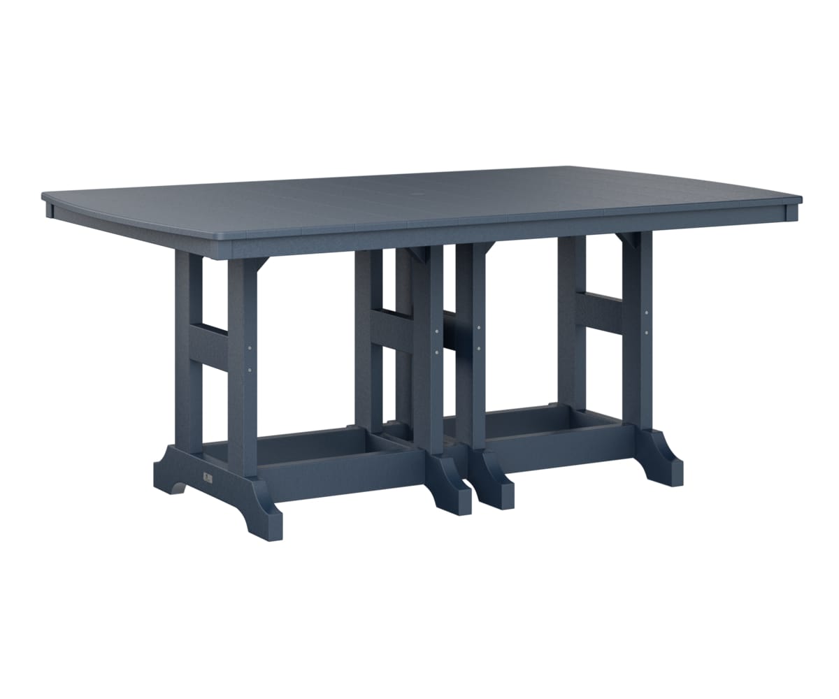Berlin Gardens Classic Rectangular Poly Table & Bench Dining Set