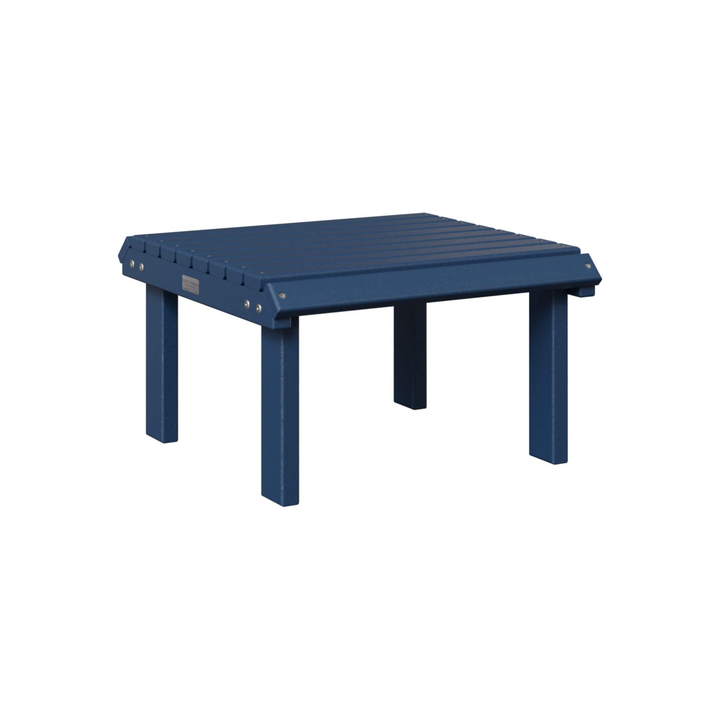 Berlin Gardens Poly Lumber Stationary Footstool