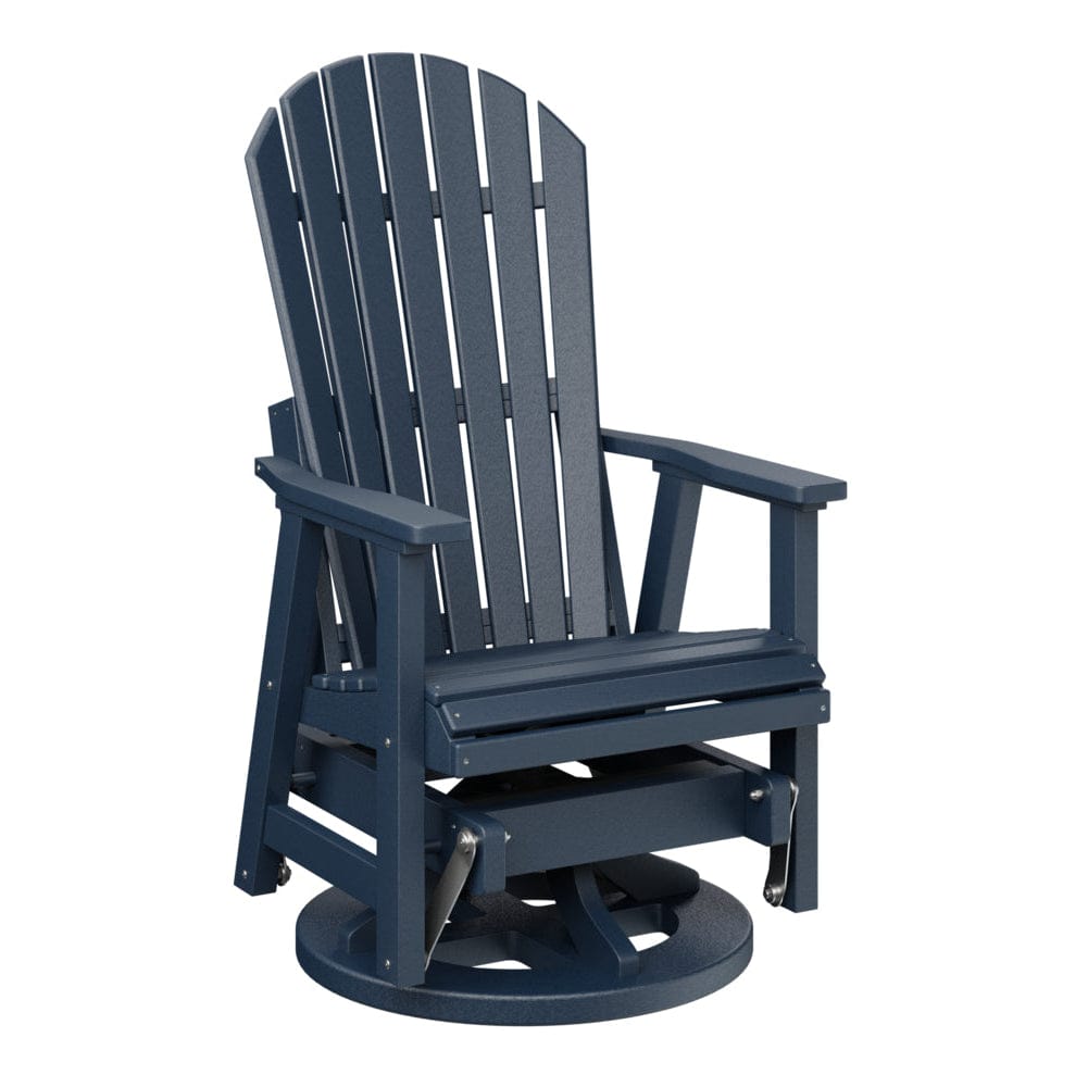 Berlin Gardens Comfo Back Poly Lumber Swivel Glider