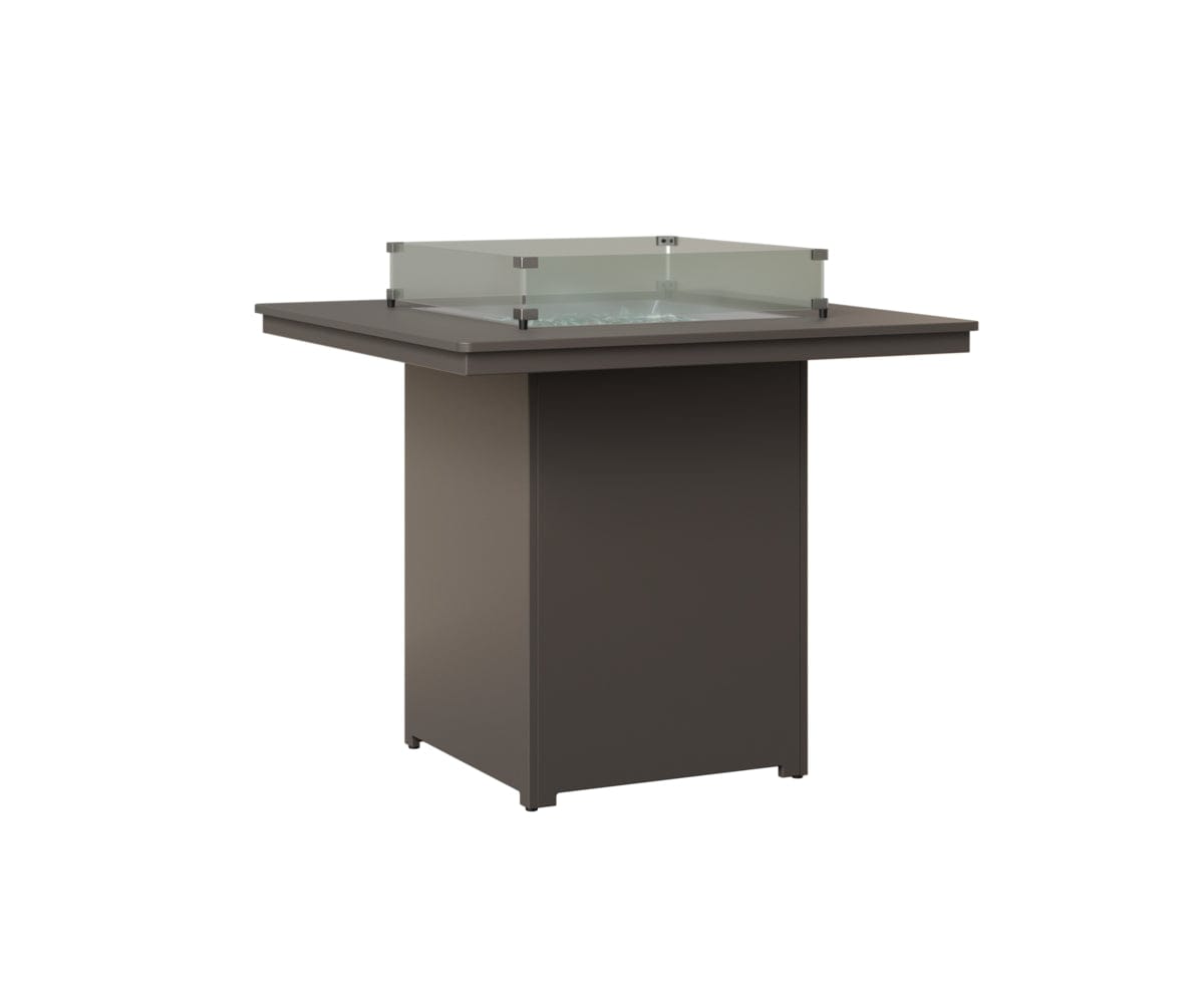 Berlin Gardens Numa Outdoor Poly Lumber Fire Pit Bar Table