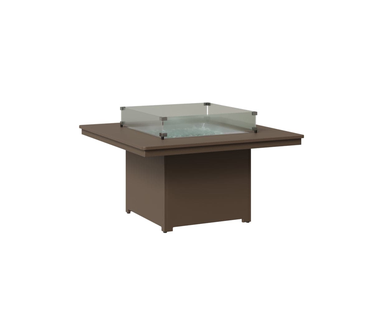 Berlin Gardens Numa Outdoor Poly Lumber Square Fire Pit Table