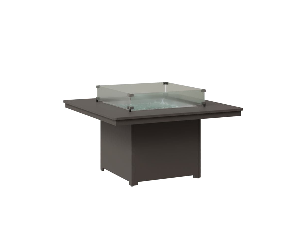 Berlin Gardens Numa Outdoor Poly Lumber Square Fire Pit Table