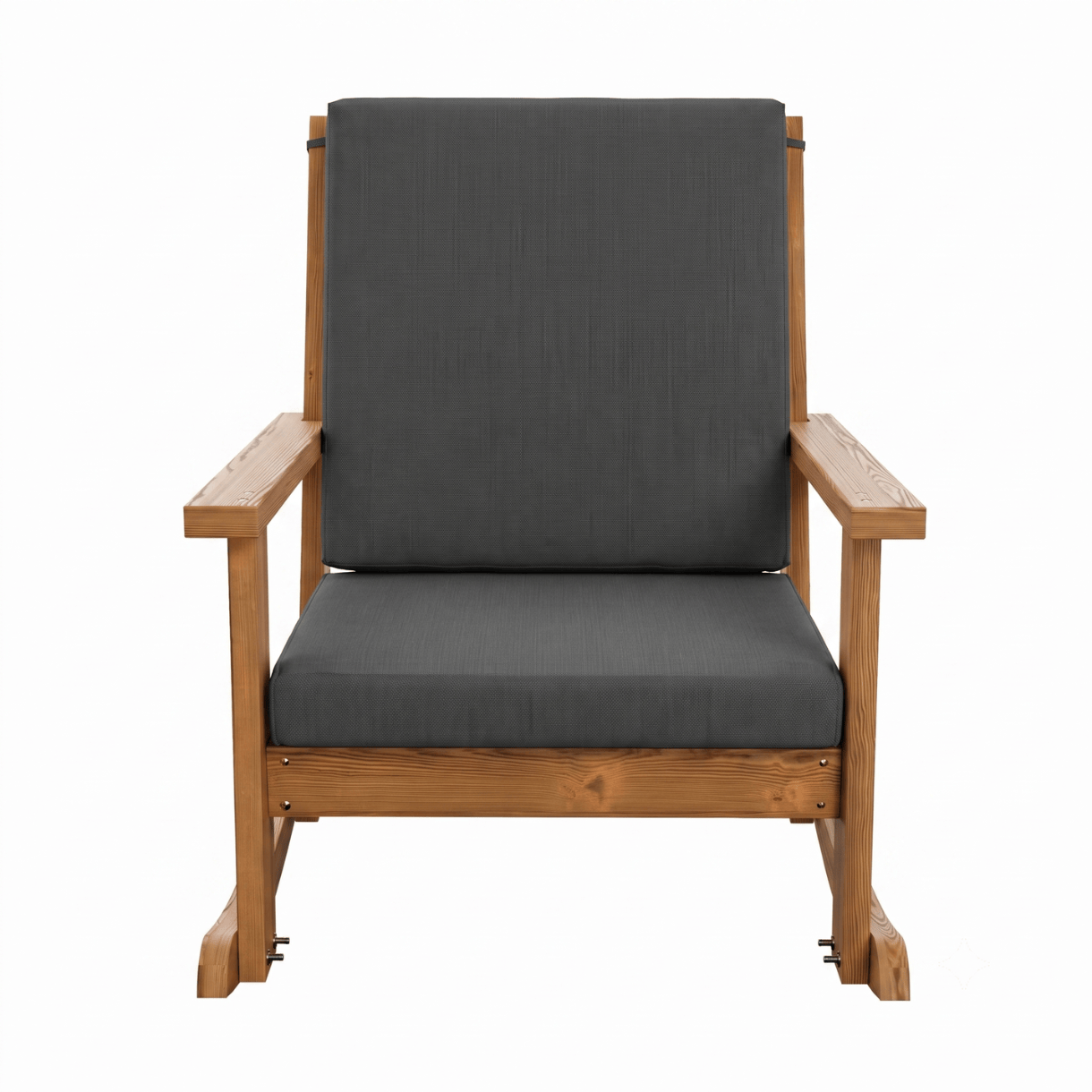 Amish Casual Deep Seated Outdoor Rocking Chair with Cushion